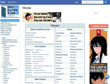 Tablet Screenshot of d20pfsrd.com
